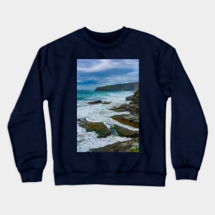 Cornwall's Rugged North Coast Crewneck Sweatshirt